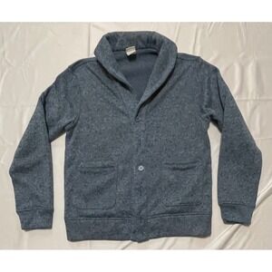 Mens Cardigan M Grandpa Sweater Light Blue Coastal Old Money Classic Minimalist